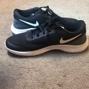 Black with White Accent Nike Sneakers